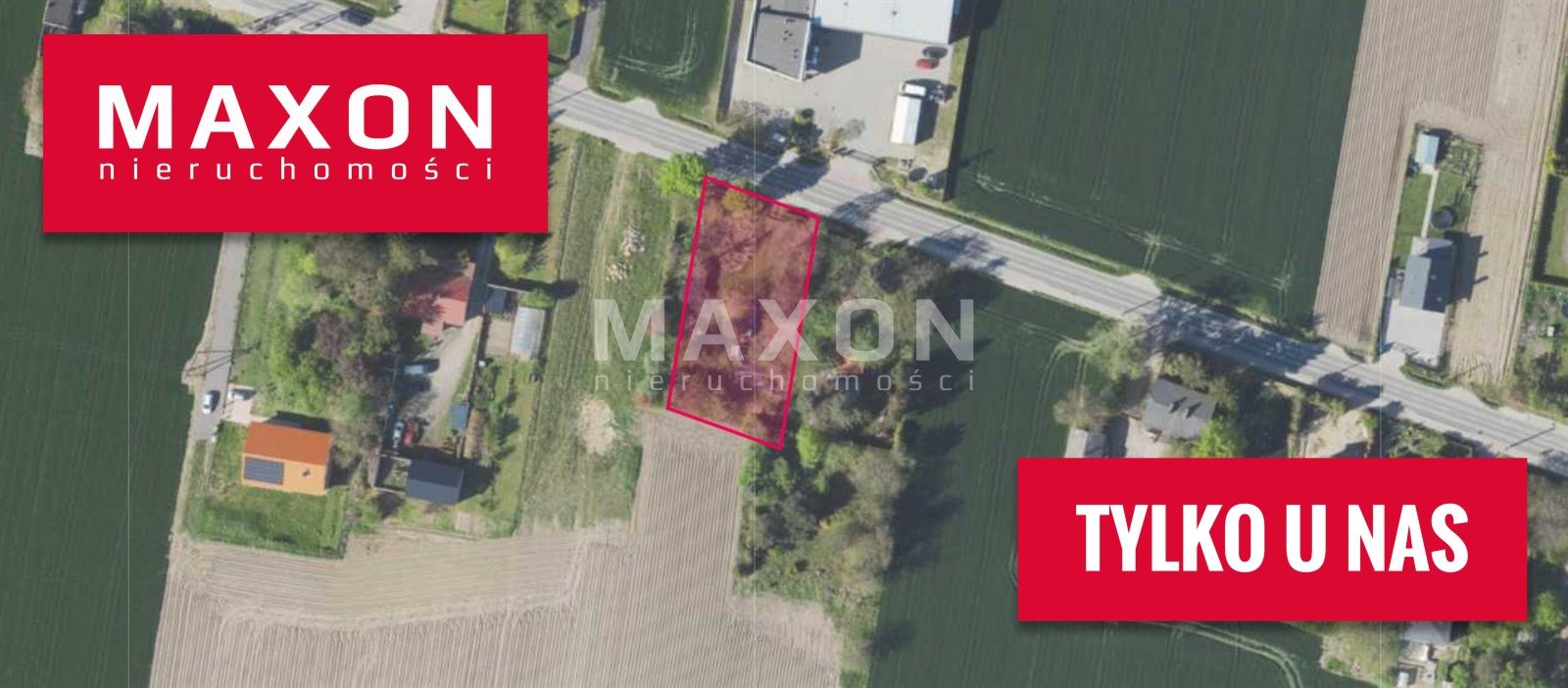 Na sprzedaż działka 1303 m² w Macierzyszu z planem zabudowy Macierzysz, 143206_5.0009.140/2  1 303m2 Foto 1