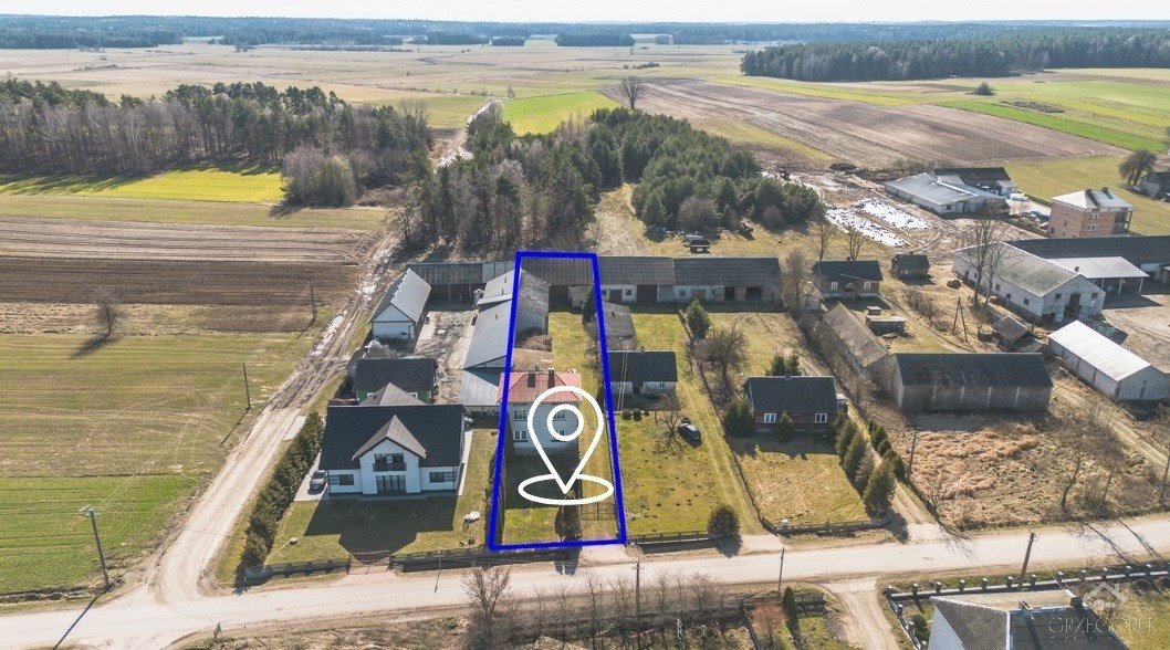 Dom z potencjałem, 120 m2, działka 1344 m2, garaż Kropiewnica-Gajki  120m2 Foto 1