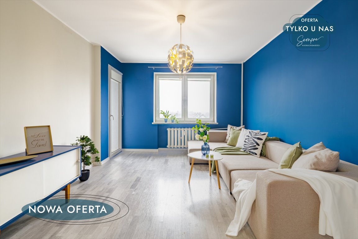 Przytulne 2 pokoje z balkonem, blisko sklepów i komunikacji Zduńska Wola, Henryka Wieniawskiego  48m2 Foto 1