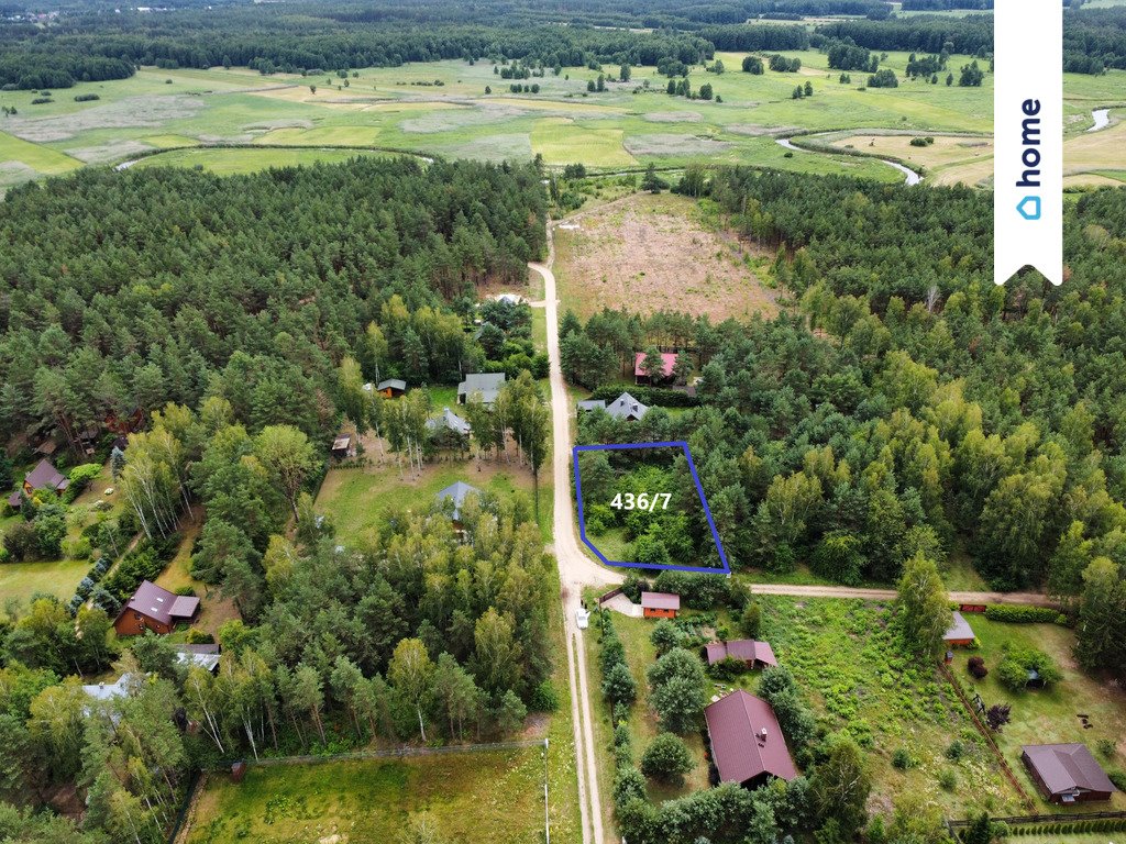 Działka 1043 m² w Kaniukach z projektem domu polecam!: Kaniuki