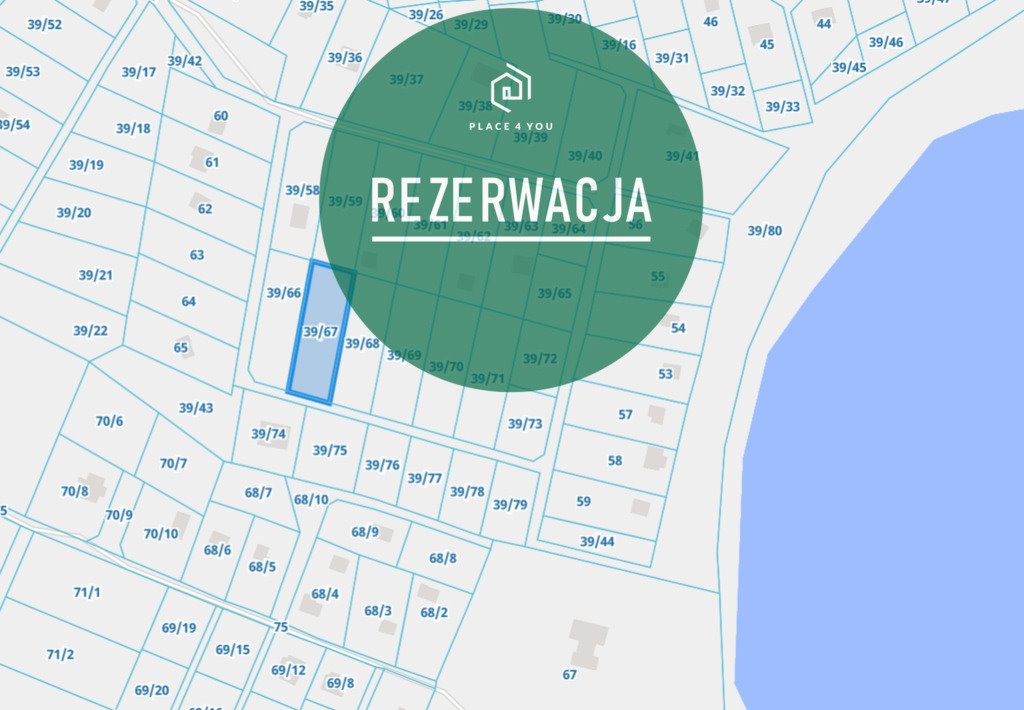Działka 1036 m² z widokiem na jezioro i las - polecam Natać Wielka  1 036m2 Foto 1