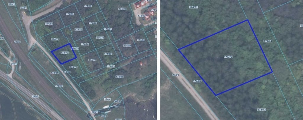 Działka rekreacyjna 888 m² z udziałem w drodze i planem zagospodarowania Gonty  888m2 Foto 1