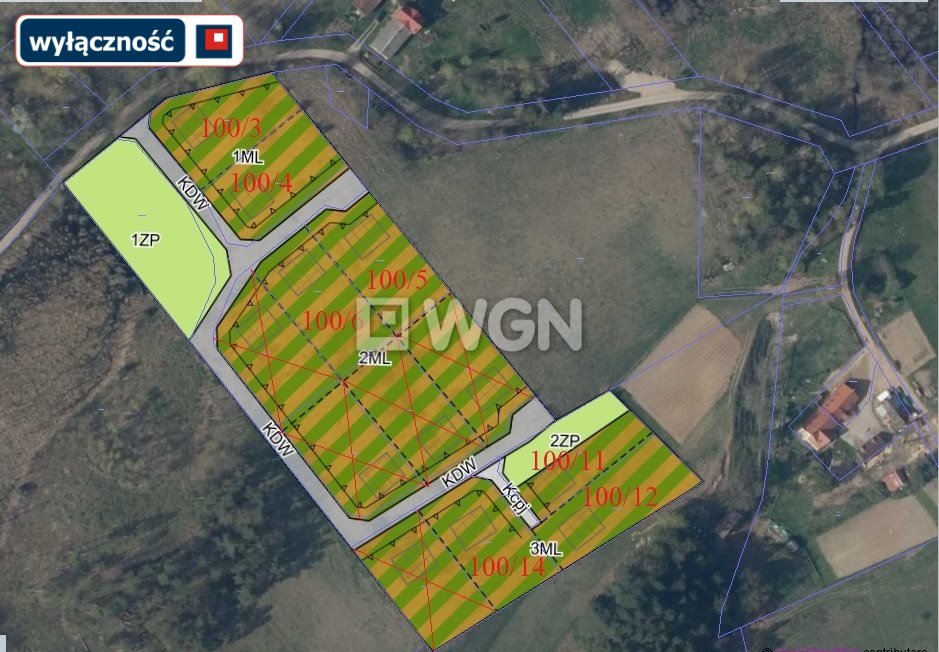 Działka budowlana na sprzedaż Oracze  1 500m2 Foto 5