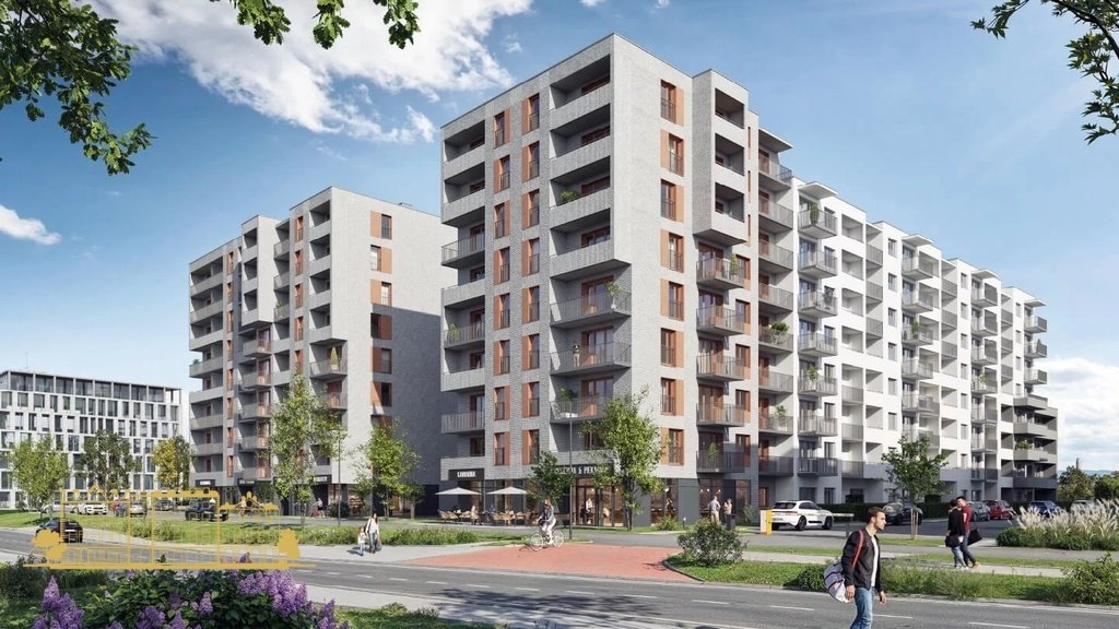 Nowoczesne 3-pokojowe mieszkanie z balkonem, bez PCC i prowizji Kraków, Podgórze, Walerego Sławka  63m2 Foto 1