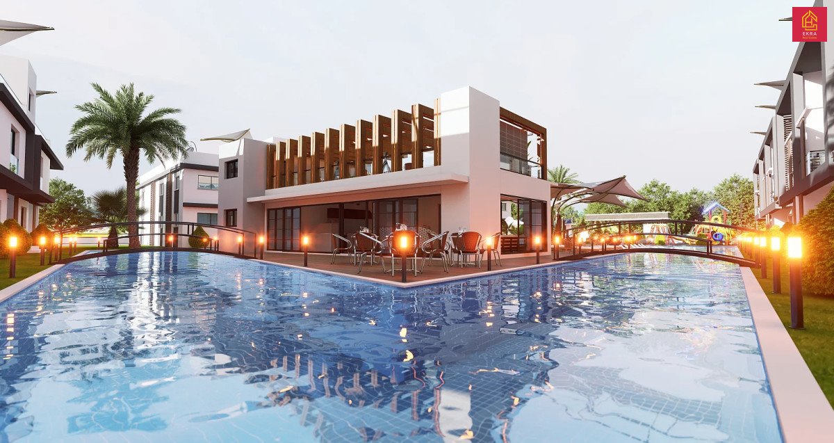 Nowoczesny apartament 50 m² w resortowym kompleksie Cypr, Yeni Bogazici, Yeni Bogazici  50m2 Foto 1
