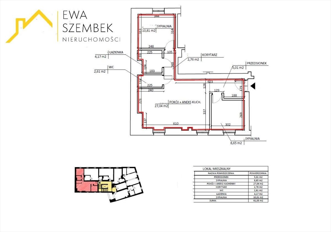 Do sprzedania nowoczesne 3-pokojowe mieszkanie 61 m² w Krakowie Kraków, Stare Podgórze, Stare Podgórze, ok. Ronda Matecznego  61m2 Foto 1