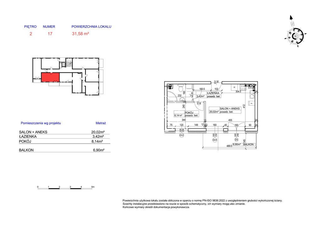 Dwupokojowe mieszkanie 32 m2 w Bocianowie, gotowe do wprowadzenia Bydgoszcz, Bocianowo, Hetmańska  32m2 Foto 1