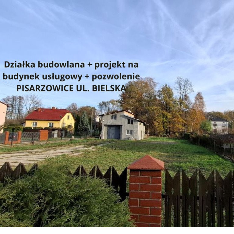 Działka budowlana na sprzedaż Pisarzowice  1 422m2 Foto 1