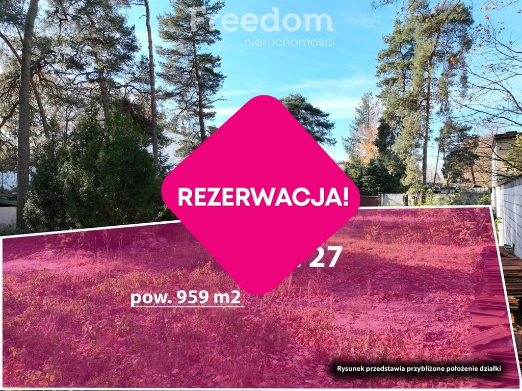 Działka budowlana na sprzedaż Sulejówek, 11 Listopada  959m2 Foto 1