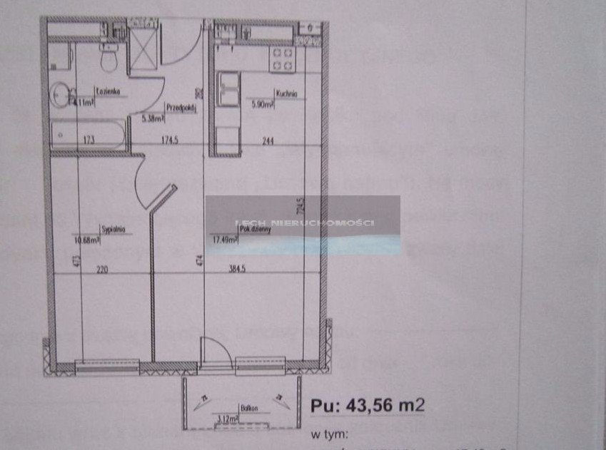 Mieszkanie dwupokojowe na sprzedaż Warszawa, Białołęka, Annopol, Kartograficzna  43m2 Foto 14