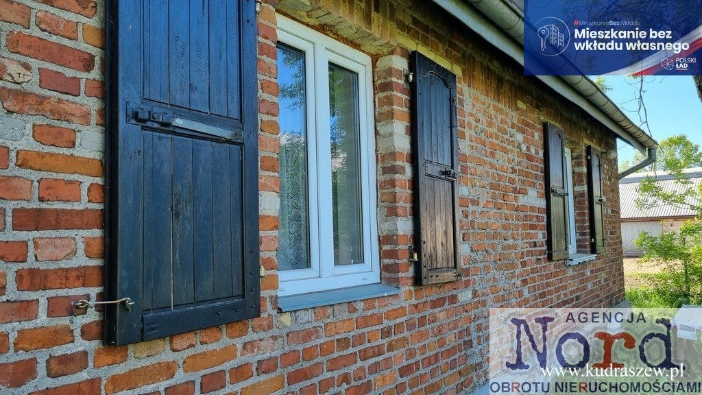 Urokliwy dom z cegły, 68 m2, z możliwością adaptacji poddasza Dreństwo  69m2 Foto 1