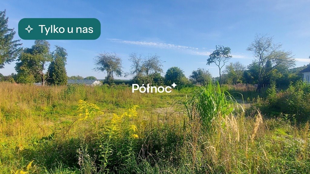 Działka pod dom jednorodzinny w Połęczu – 1183 m², media w drodze Połęcze  1 183m2 Foto 1