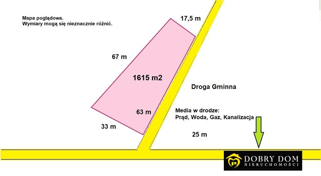 Działka budowlana 1615 m² z warunkami zabudowy, asfalt, media Zdrody Nowe  1 615m2 Foto 1