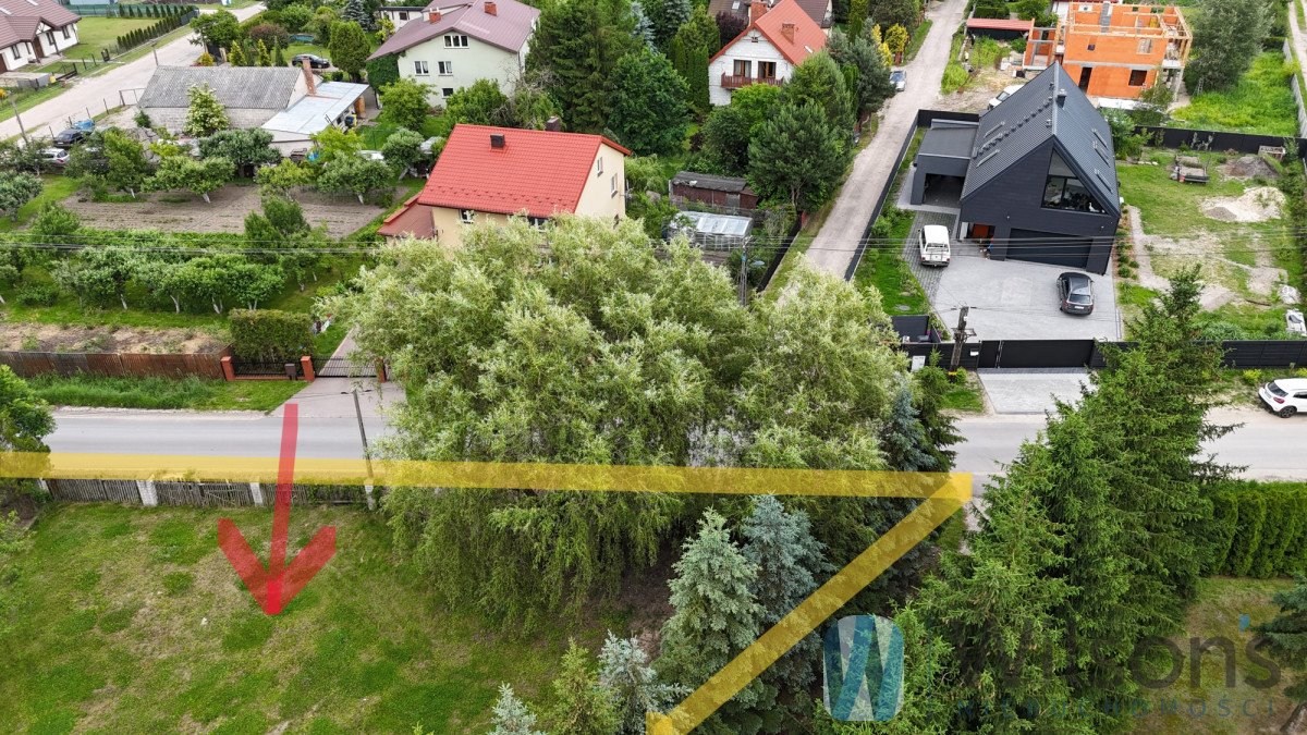 Działka 733 m² pod zabudowę w Wawerze - media i spokój Warszawa, Wawer Aleksandrów Drugi  733m2 Foto 1