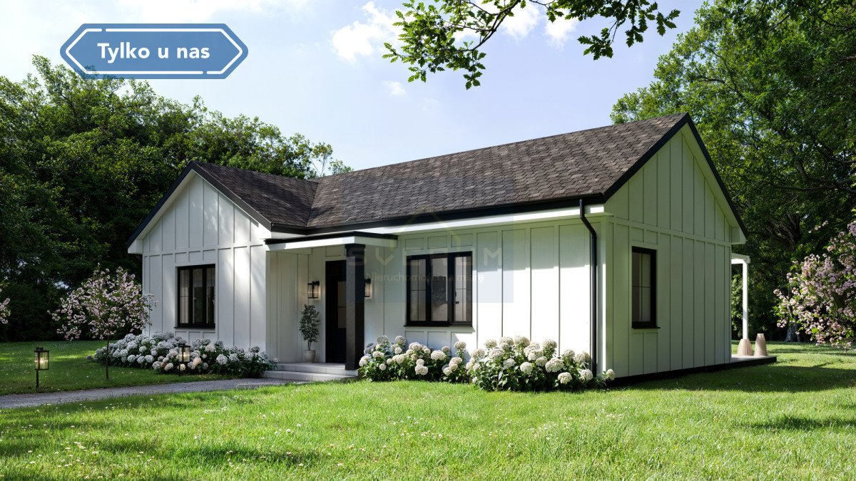 Nowoczesny dom wolnostojący w stanie deweloperskim 88,57 m2 Częstochowa, Dźbów  89m2 Foto 1