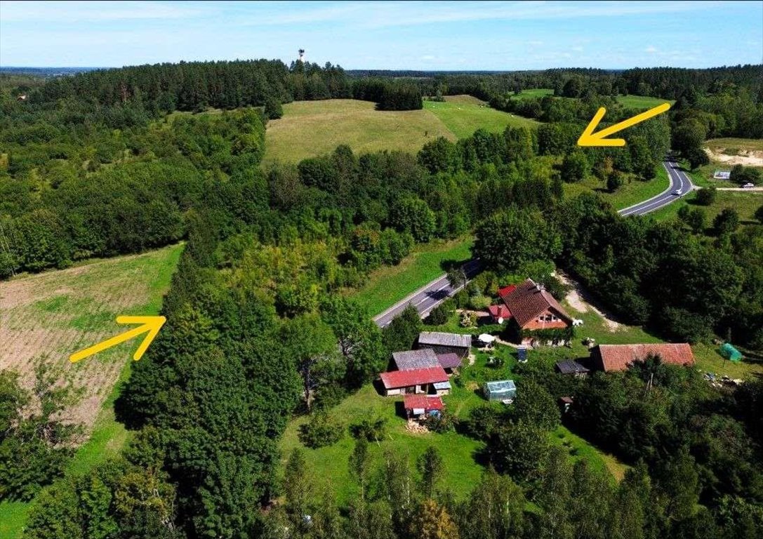 Działka 12 468 m² w Krainie Tysiąca Jezior, Jedwabno Jedwabno  12 468m2 Foto 1