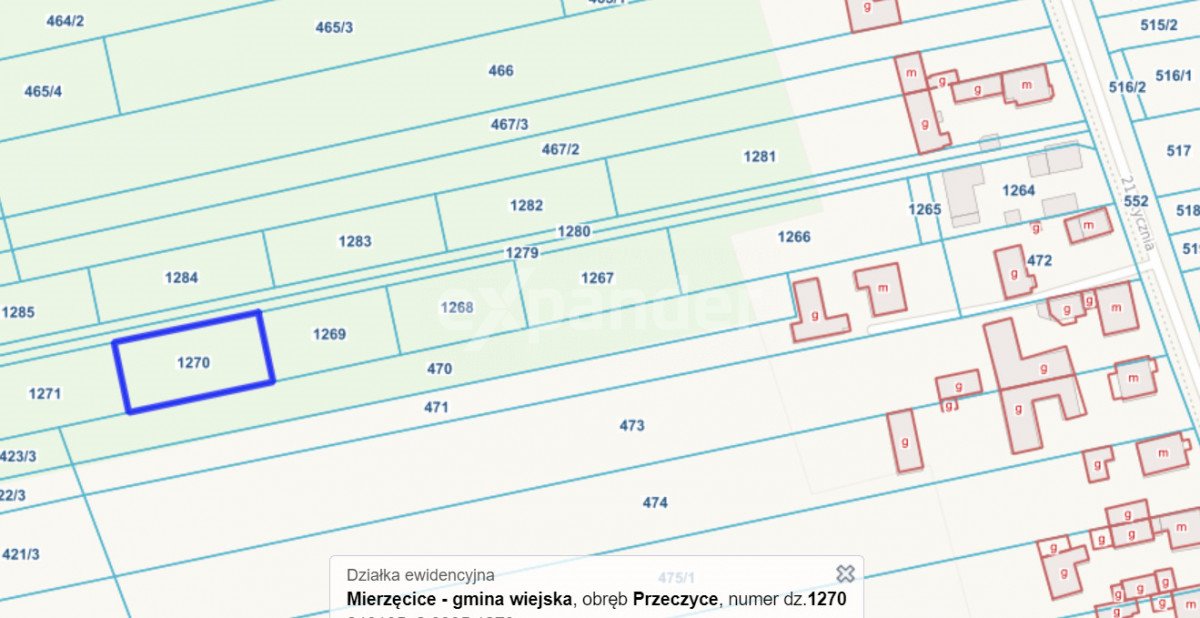 Działka budowlana na sprzedaż Przeczyce, 21 Stycznia  862m2 Foto 2