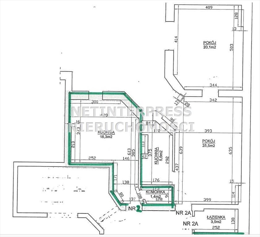 Olsztyn, 92,4 m², 3 pokoje, balkon, wymaga remontu Olsztyn  92m2 Foto 1
