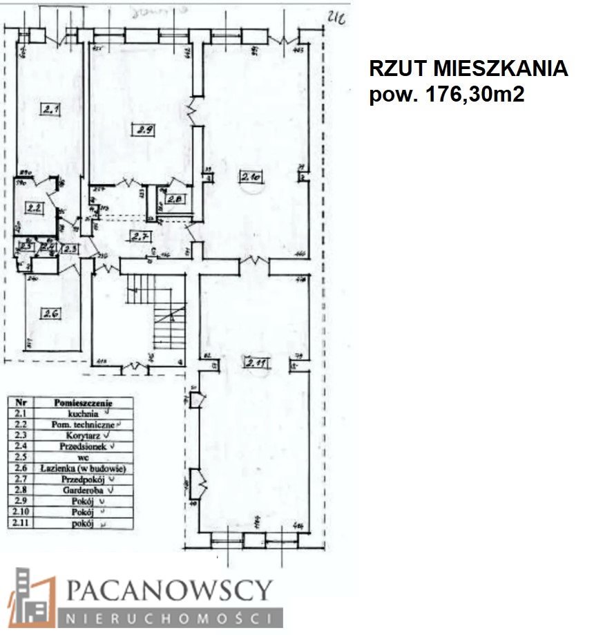 Mieszkanie trzypokojowe na sprzedaż Kraków, Stare Miasto, Stare Miasto  176m2 Foto 10