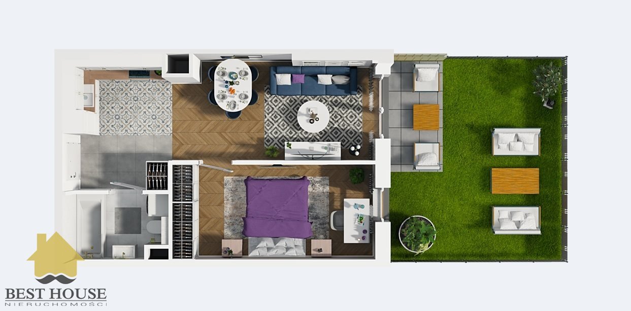 Nowoczesne mieszkanie 40,7 m2 z balkonem, smart home, rabaty Lublin, Wrotków  41m2 Foto 1