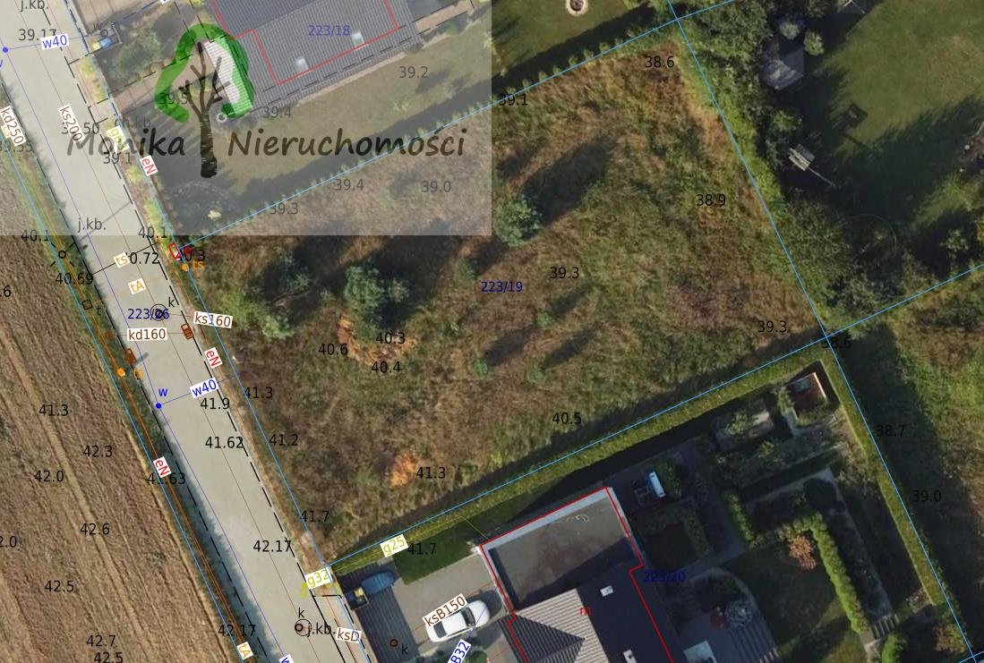 Działka budowlana 1056 m2 z pełnym uzbrojeniem i pozwoleniem na dom Rokitki, Cyprysowa  1 056m2 Foto 1