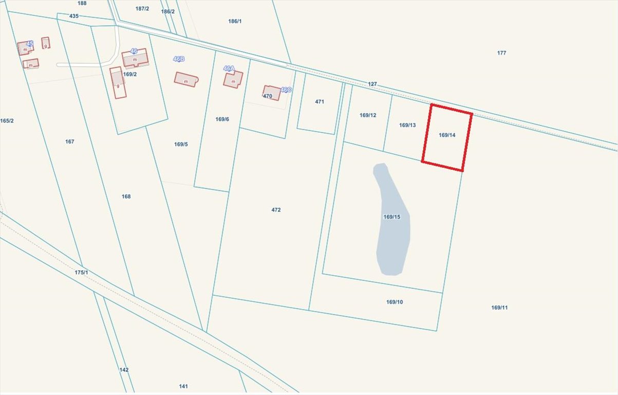 Działka inna na sprzedaż Czernin  1 450m2 Foto 1