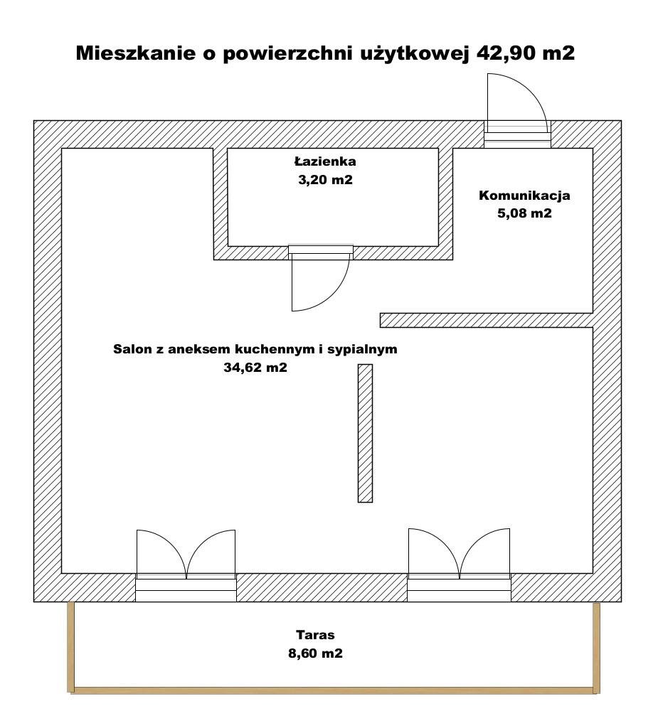 Mieszkanie dwupokojowe na sprzedaż Przemyśl, Żołnierzy I Armii Wojska Polskiego  34m2 Foto 12