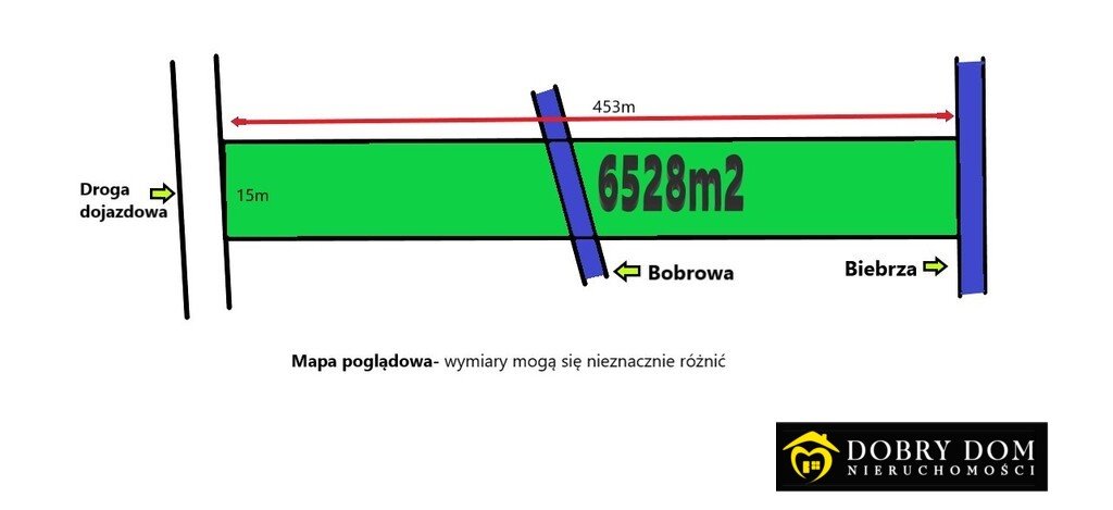 Działka nad Biebrzą 6528 m² – idealna pod rekreację Dawidowizna  6 528m2 Foto 1