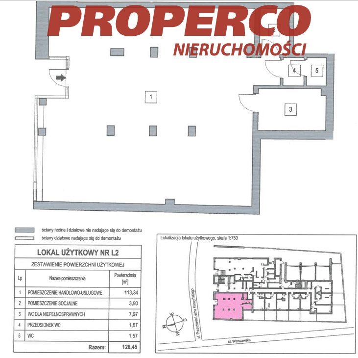 Nowoczesny lokal 128 m² w centrum Kielc - zapraszam Kielce, Centrum  128m2 Foto 1