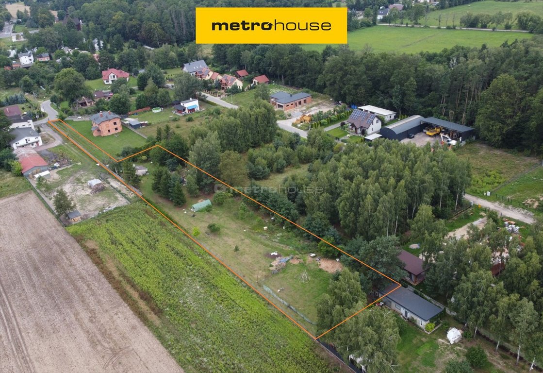 Działka budowlana 4159 m² z własną drogą i mediami Dobroń  4 159m2 Foto 1