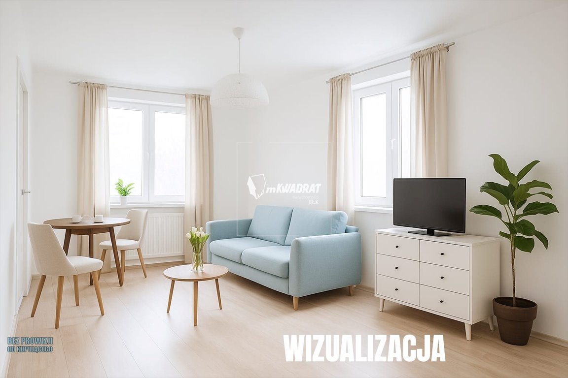 Przytulne 30,4 m² mieszkanie z piwnicą w centrum Ełku Ełk, Ełk, Wojska Polskiego  30m2 Foto 1