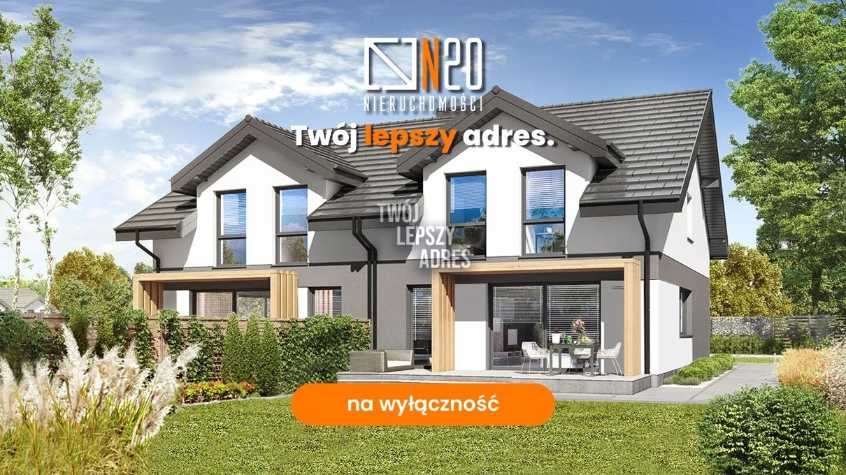 Nowoczesny dom 153 m2 z garażem, 5-6 pokoi, ogród Trąbki  153m2 Foto 1