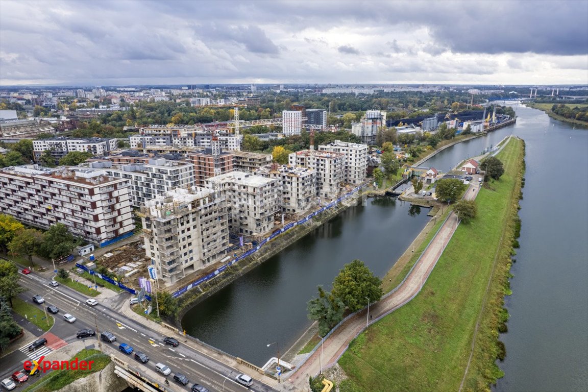 Nowoczesne 2 pokoje z loggią nad Odrą (gotowe we wrześniu) Wrocław, Władysława Reymonta  44m2 Foto 1