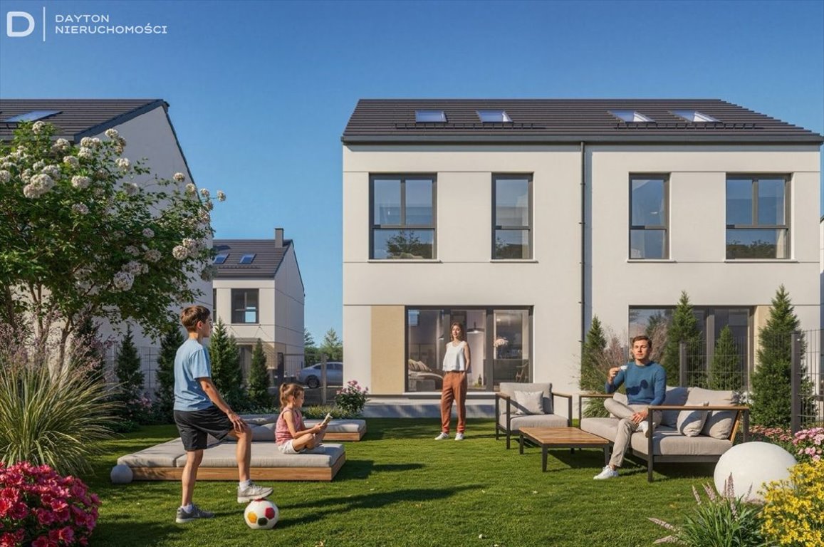 Polecam nowoczesny dom bliźniaczy 110 m² z prywatnym ogrodem Kiełczów, Polna  110m2 Foto 1