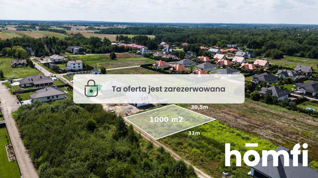 Działka budowlana na sprzedaż Maków Nowy, Zielona  1 000m2 Foto 1