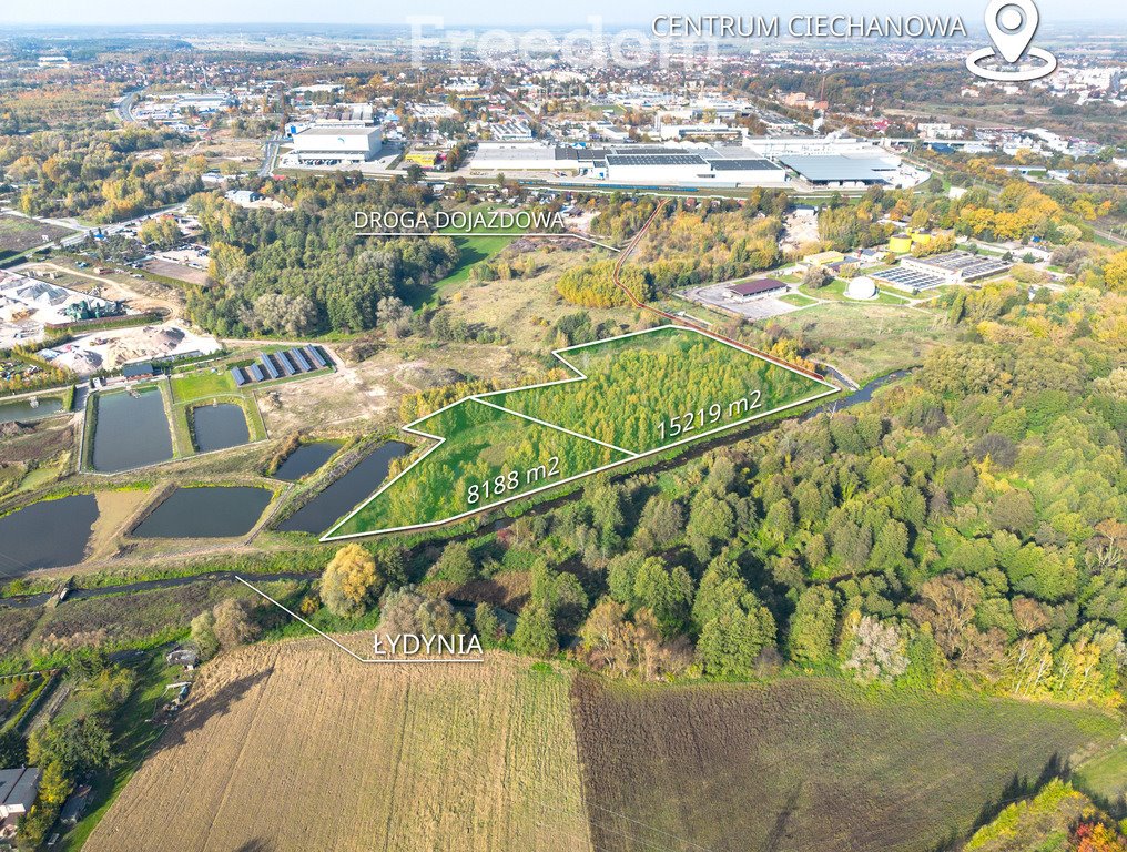 Działka rekreacyjna na sprzedaż Ciechanów, Bielin  15 219m2 Foto 1