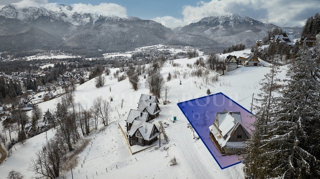 Do sprzedania działka 2253 m² z panoramicznym widokiem na Tatry Kościelisko  2 253m2 Foto 1
