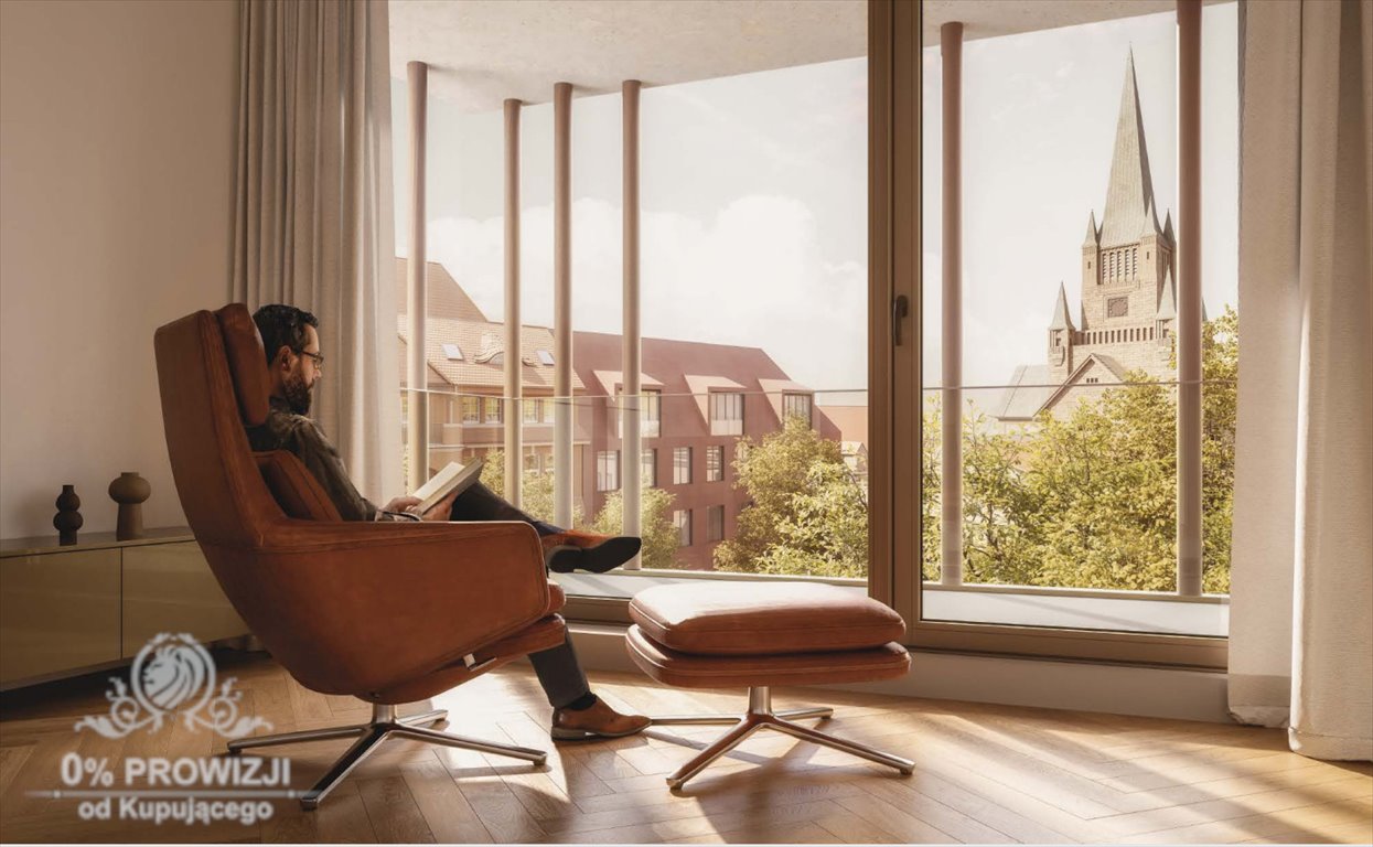 Ekskluzywny apartament 47m2 w historycznym kompleksie we Wrocławiu Wrocław, Krzyki, Borek  47m2 Foto 1