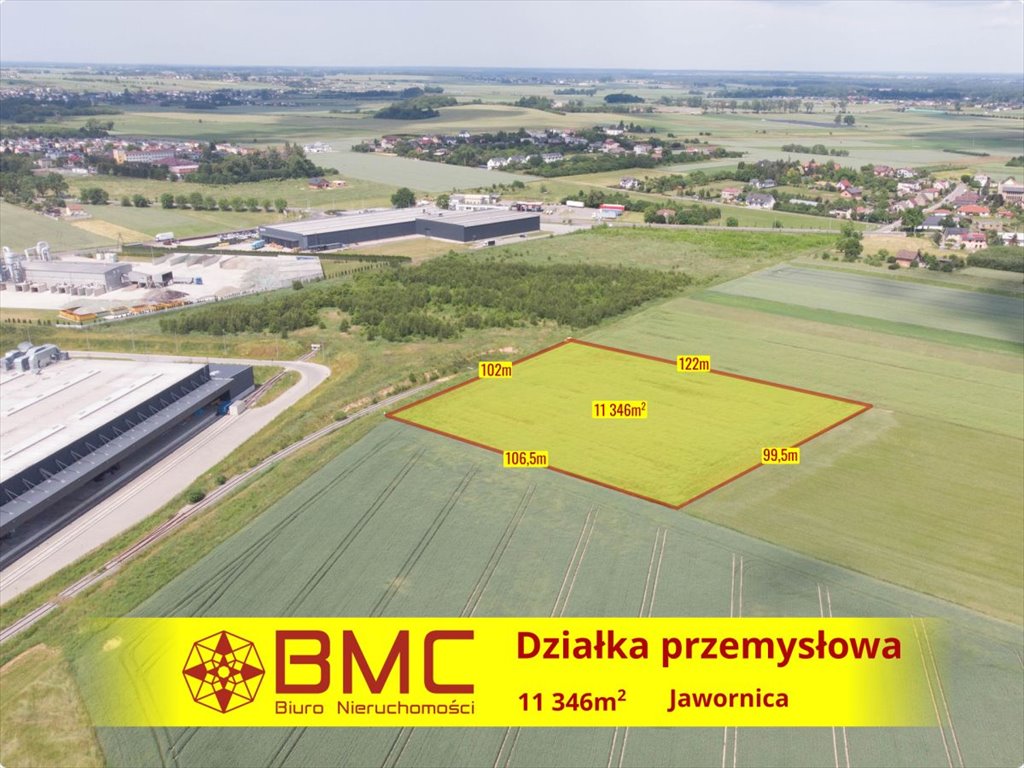 Działka przemysłowo-handlowa na sprzedaż Jawornica  11 346m2 Foto 1