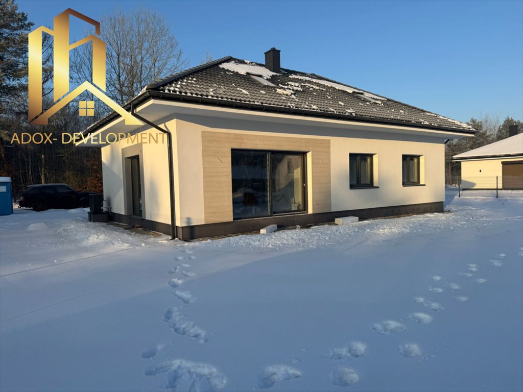 Nowoczesny dom 136,8 m² z ogrzewaniem podłogowym i pompą ciepła Piskórka  137m2 Foto 1