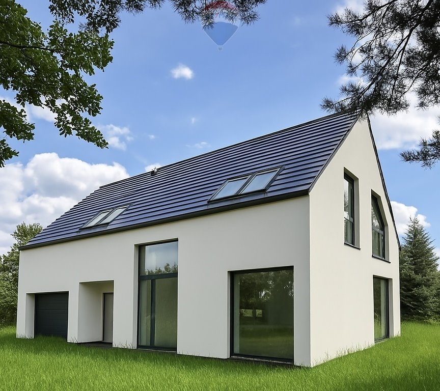 Nowoczesny dom pasywny 178 m² z garażem i dużą działką Warszawa, Retmańska  210m2 Foto 1