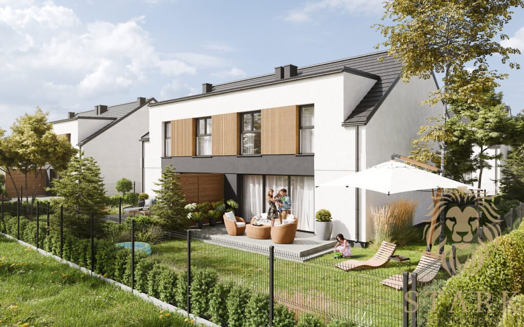 Dom bliźniak 127 m² z ogrodem i garażem (Morzyczyn) Morzyczyn  127m2 Foto 1