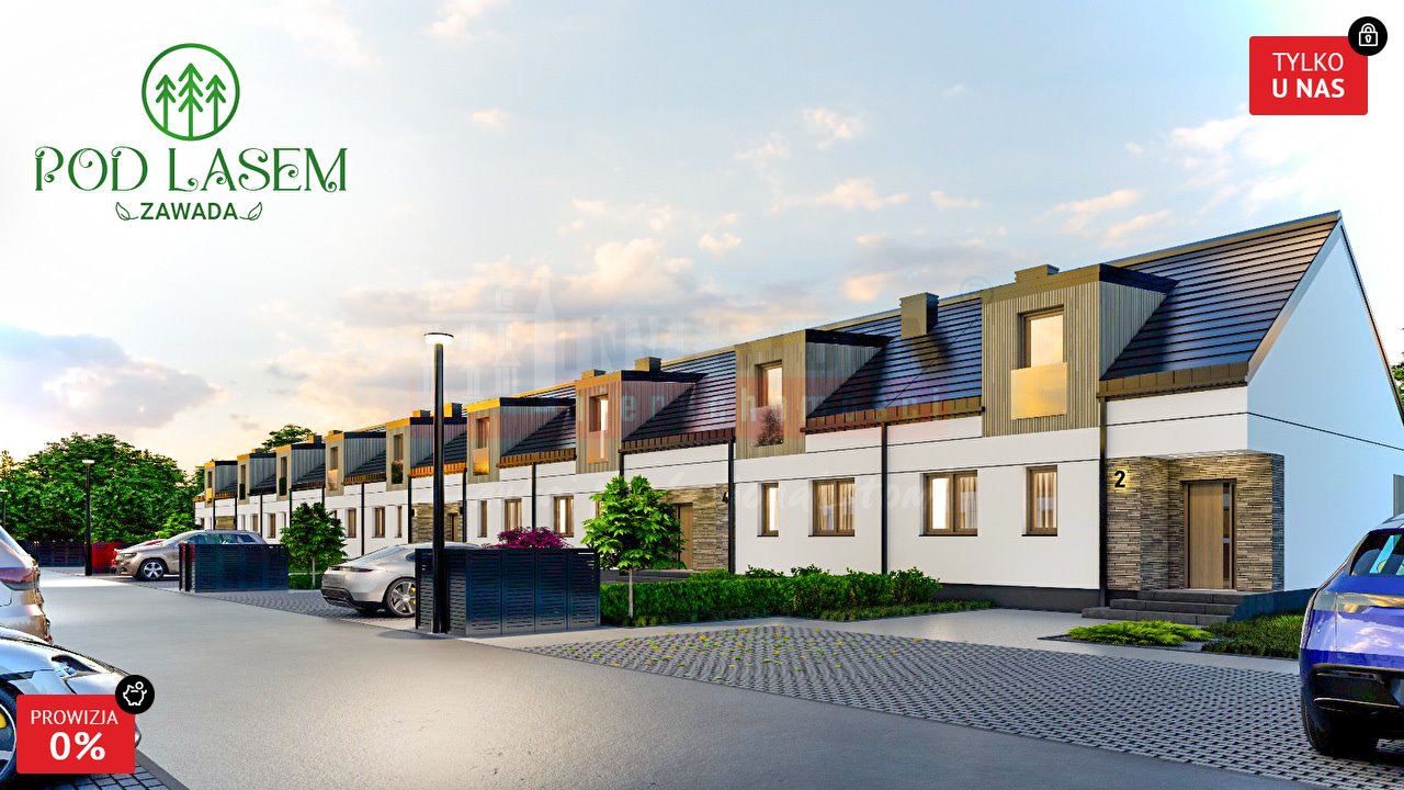 Nowoczesny dom w Zawadzie – 102,6 m2, osiedle Pod Lasem Zawada  103m2 Foto 1