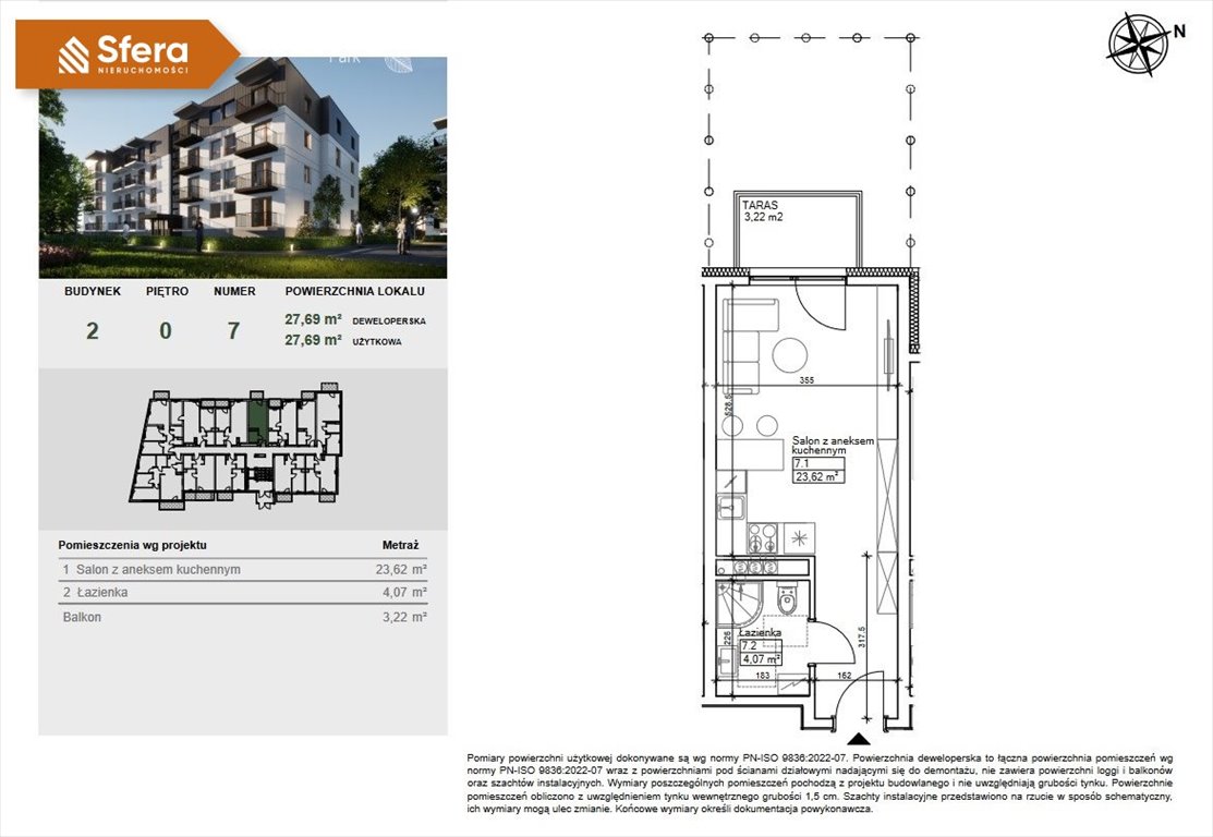 Kawalerka na sprzedaż Bydgoszcz, Szwederowo  28m2 Foto 7