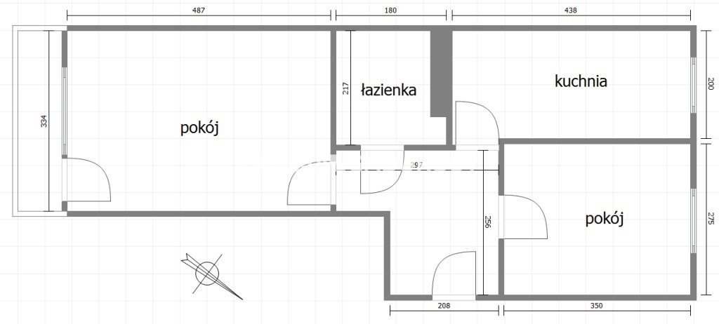 Mieszkanie dwupokojowe na sprzedaż Kraków, Wzgórza Krzesławickie, os. Na Stoku  44m2 Foto 3