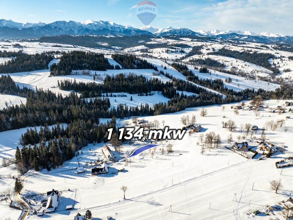 Działka 1134 m² z widokiem na Tatry w Czerwiennym Czerwienne  1 134m2 Foto 1