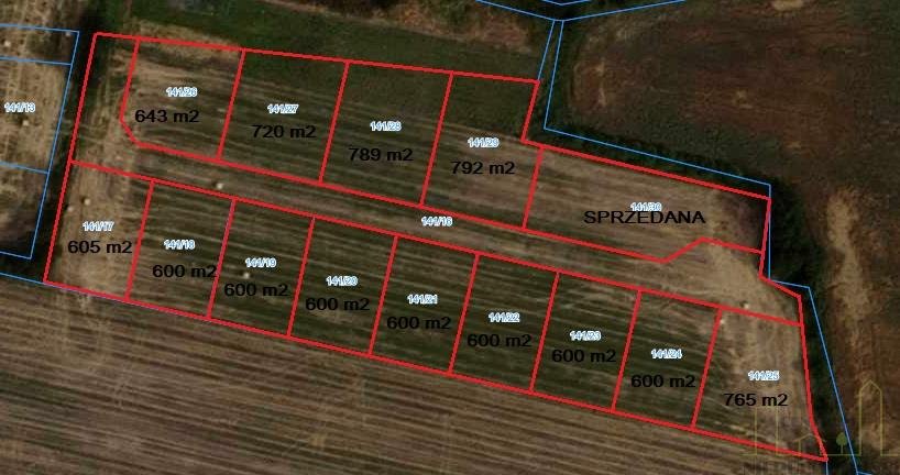 Działka pod lasem w Komorówku, 600 m2, gotowa do sprzedaży Komorówko  600m2 Foto 1