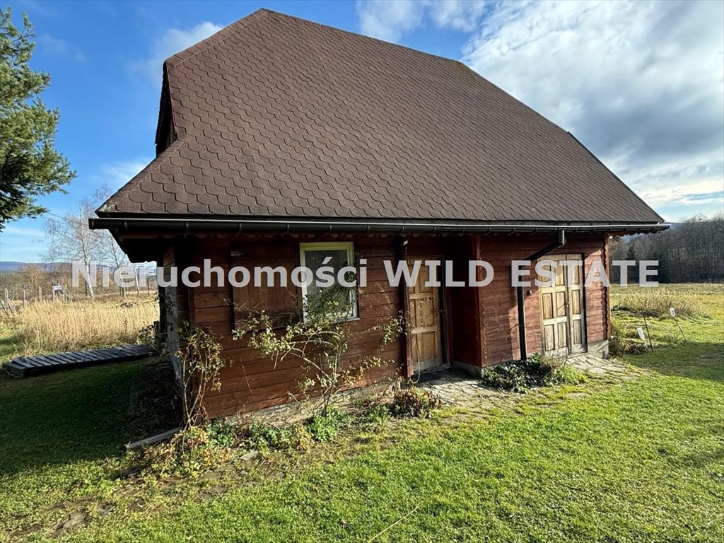 Urokliwy dom z sauną i garażem, 76 m2, 1,2 ha Nowy Łupków  76m2 Foto 1