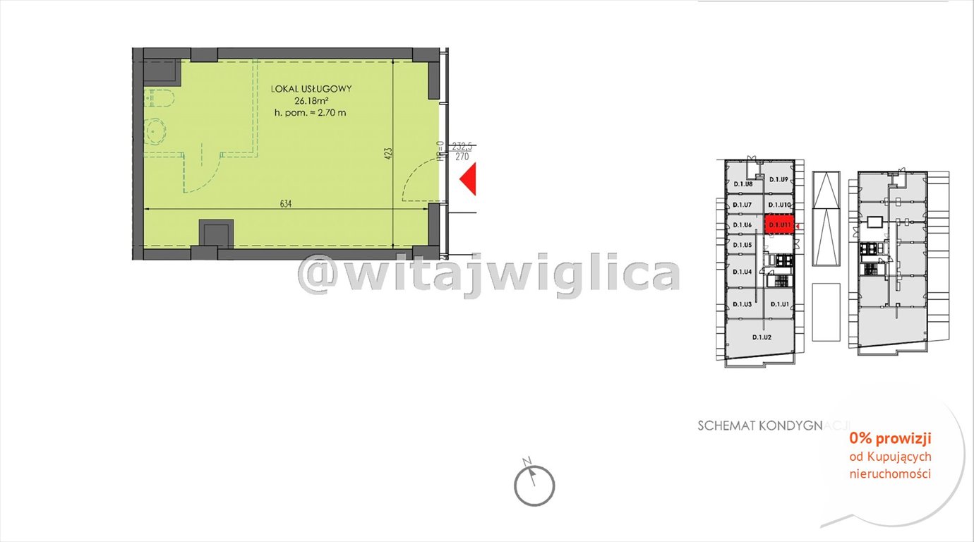 Lokal użytkowy na sprzedaż Wrocław, Śródmieście  57m2 Foto 6