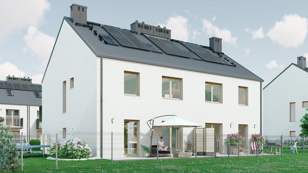 Nowoczesne mieszkanie z ogródkiem, fotowoltaiką i 2 miejscami Zaczernie  56m2 Foto 1